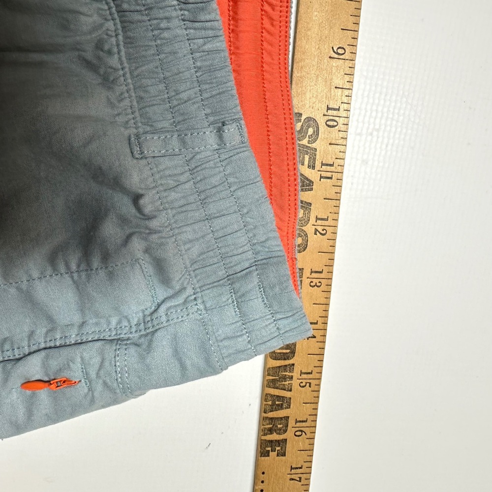 Birddogs Mens L Lined Gym Shorts Blue Gray Orange Built-in Liner 9 Inch Inseam - Picture 6 of 8